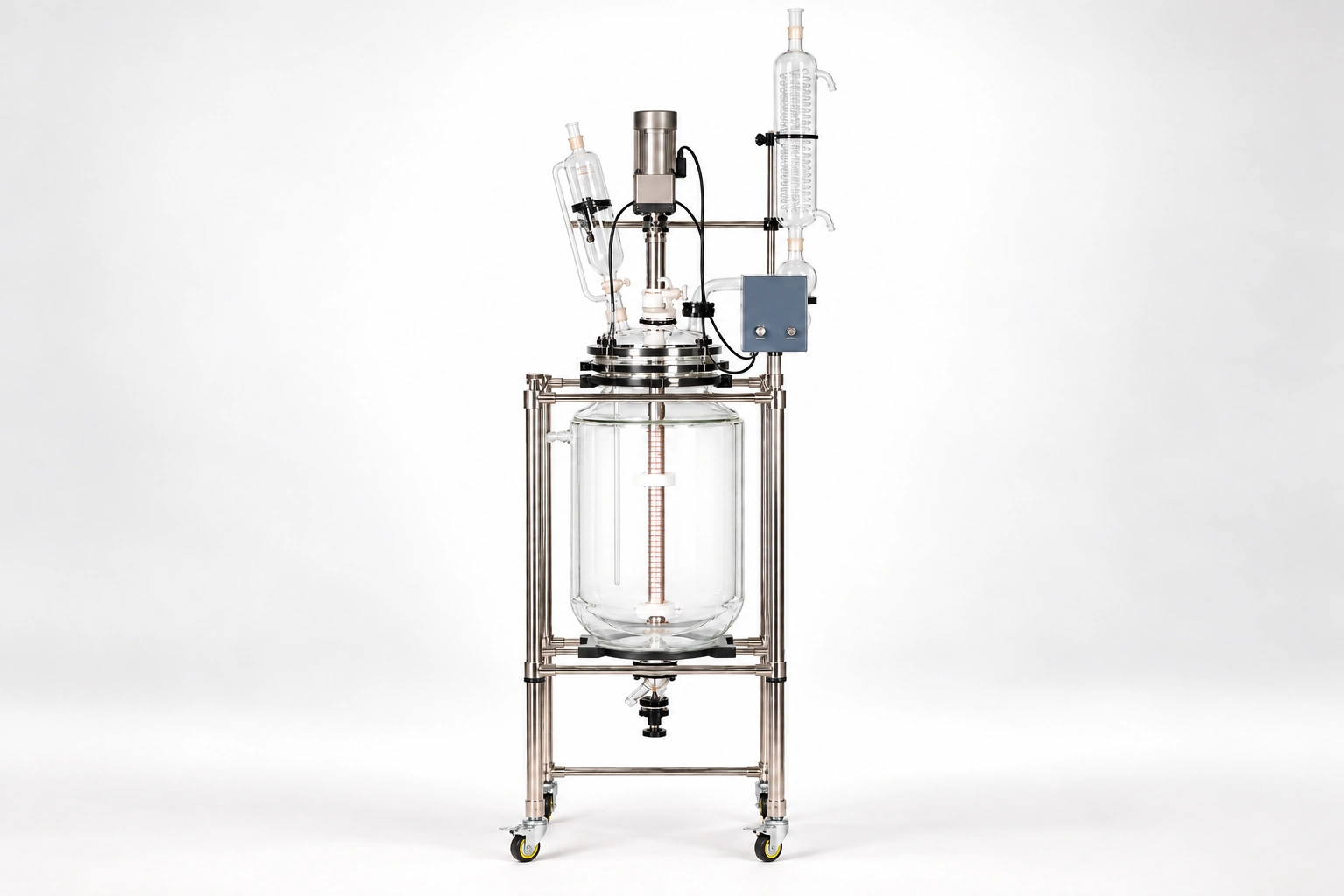 Reactor de vidrio de gran capacidad