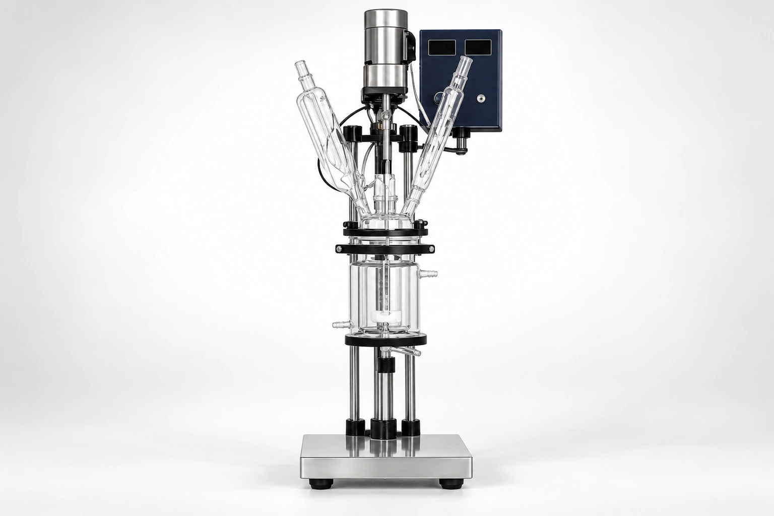 Reactor de vidrio compacto