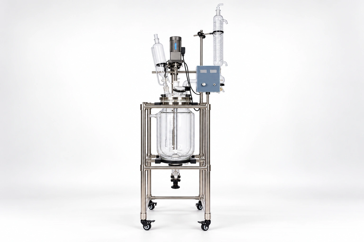 Reactor de vidrio encamisado
