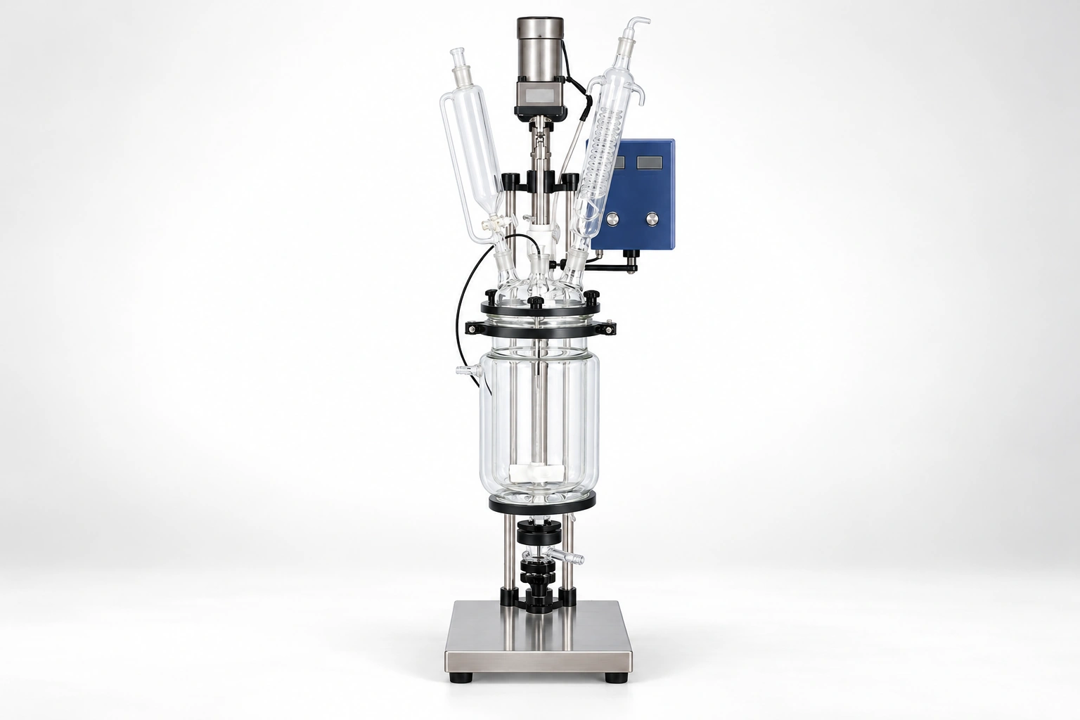 Reactor de vidrio de suelo