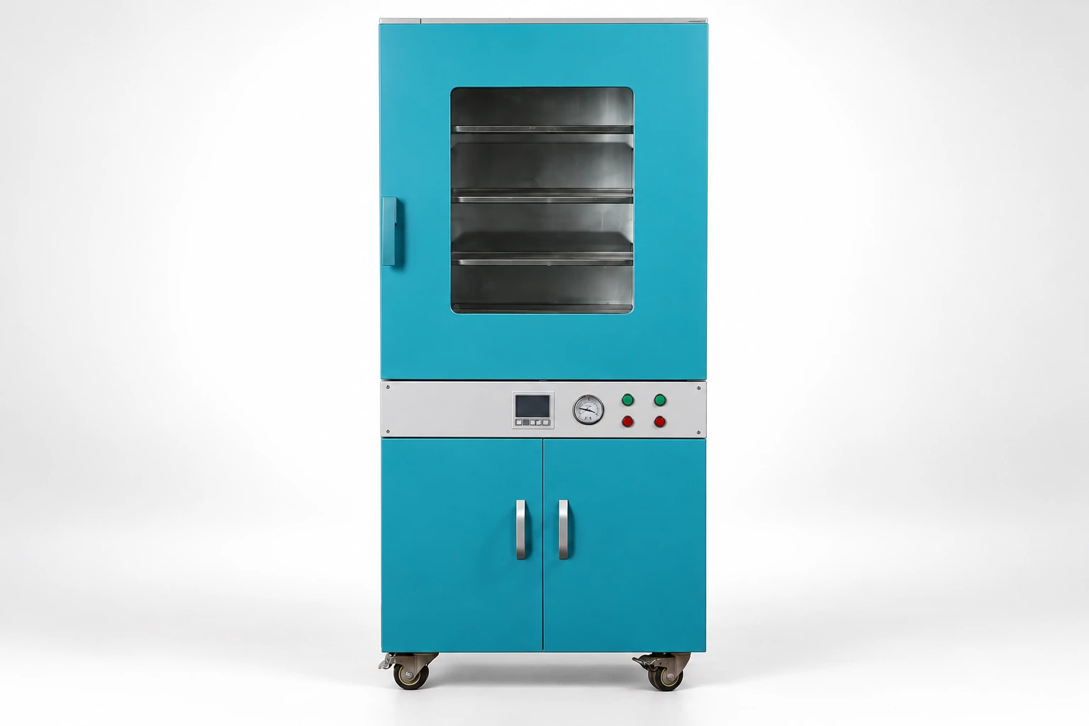 Horno de secado al vac&iacute;o vertical para laboratorio