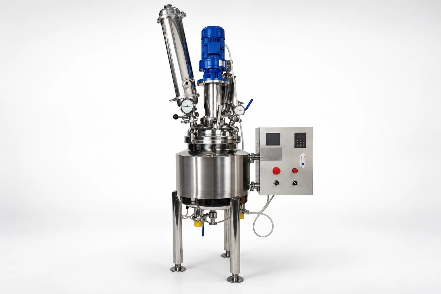 Reactor de acero inoxidable para s&iacute;ntesis qu&iacute;mica