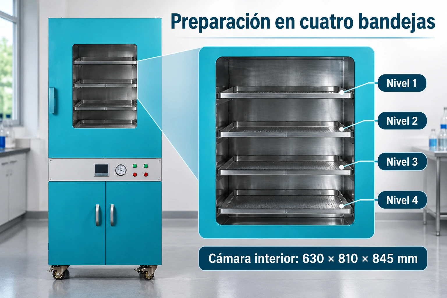 06 dzf 6500 preparacion cuatro bandejas